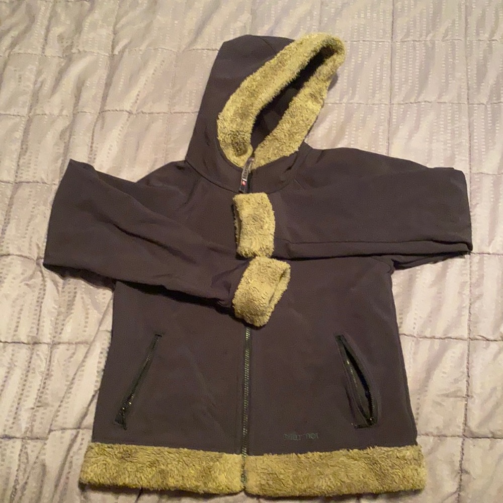 Marmot furlong black jacket size medium winter coat used see pics